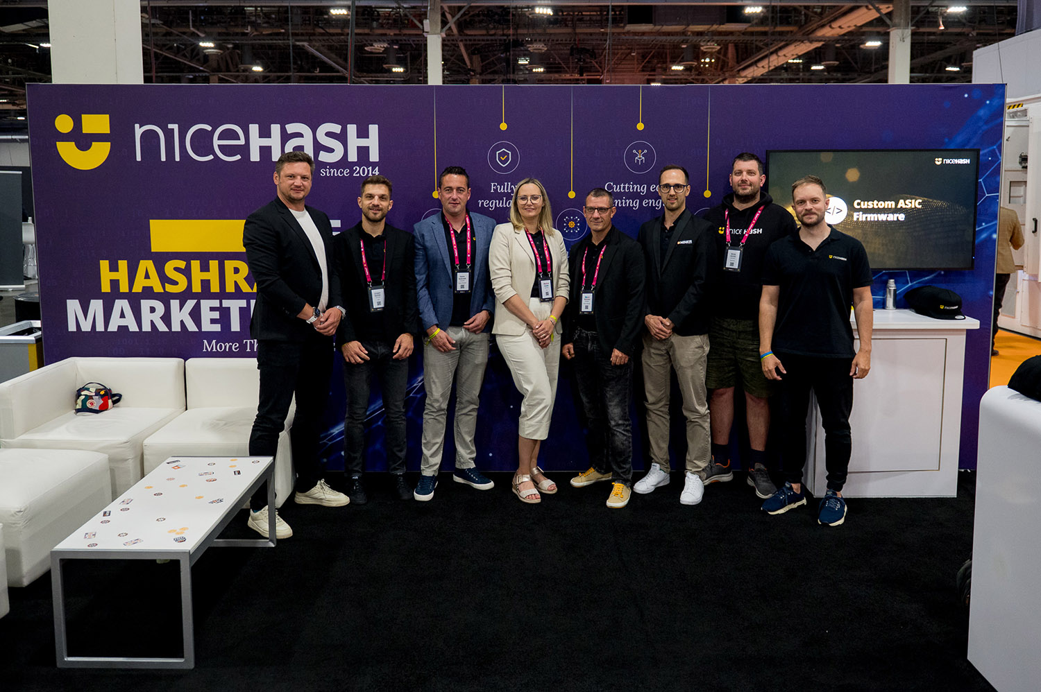 NiceHash team at the bitcoin2025