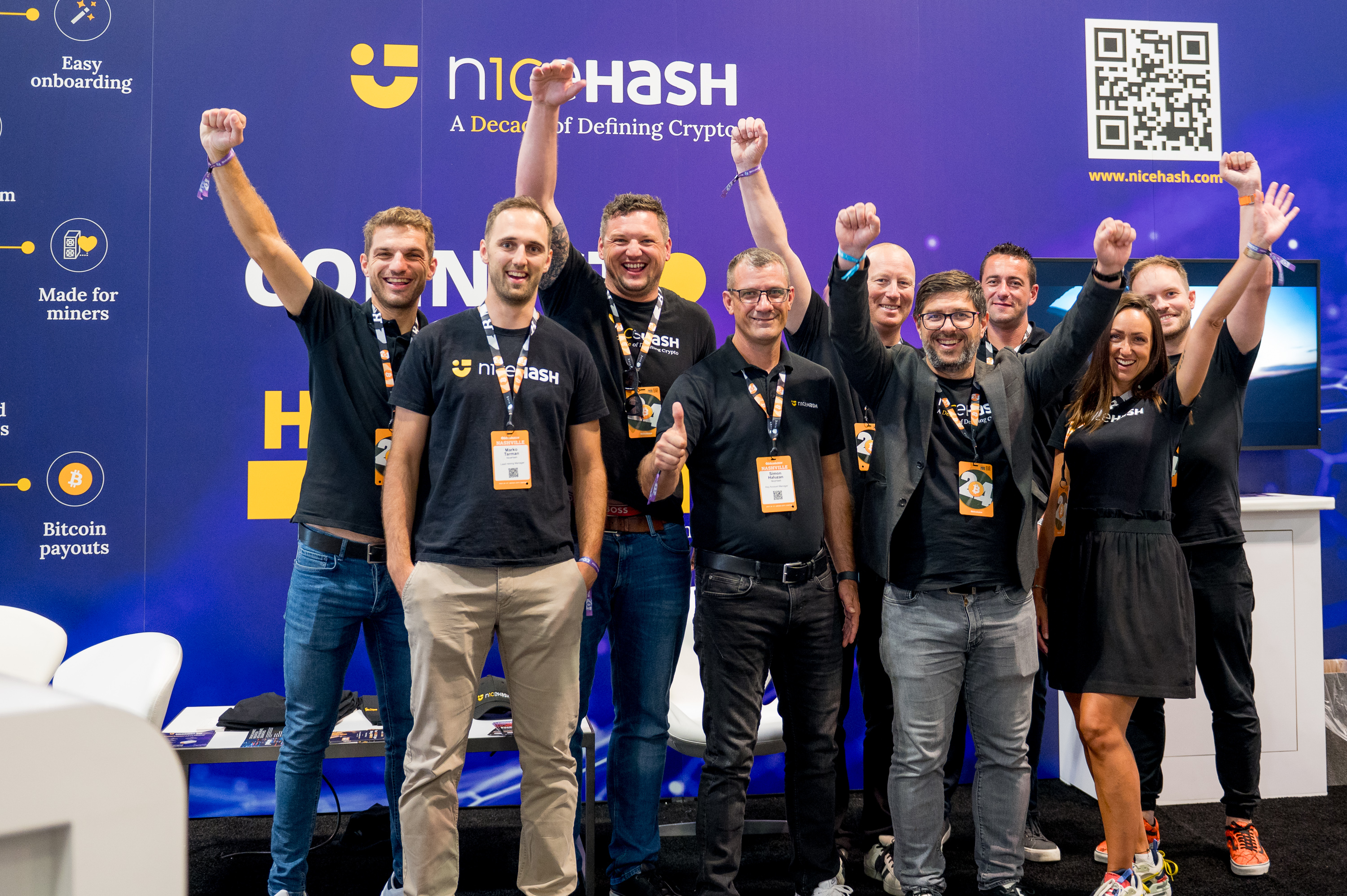 ビットコインのビートに合わせて： BTC Nashville 2024のリズムに合わせてNiceHashがロックを奏でる | NiceHash