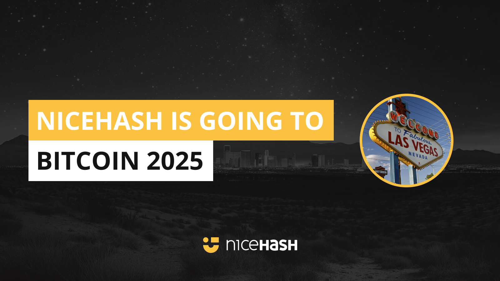 NiceHash is headed to the Bitcoin Conference in Las Vegas! | NiceHash