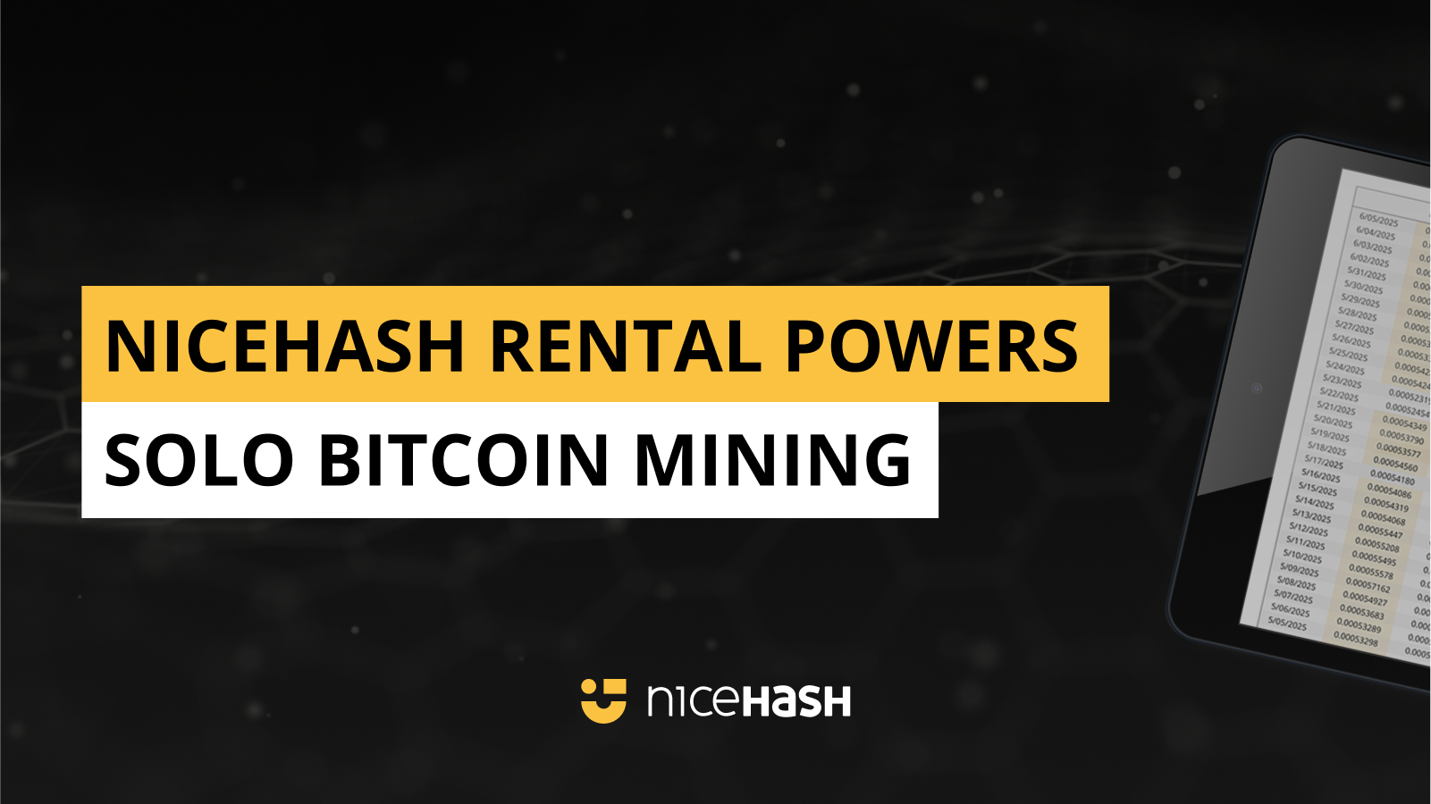 Gegen alle Wahrscheinlichkeiten: Wie NiceHash das Solo-Finden von Bitcoin-Blöcken  ermöglicht | NiceHash