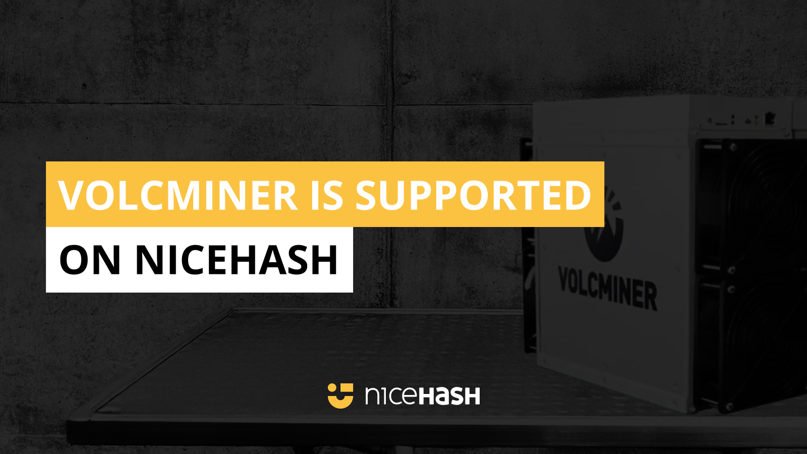 VolcMinerがNiceHashでサポートされました！ビットコインで報酬を獲得できます！ | NiceHash