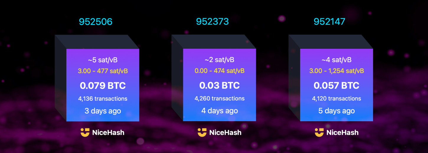 3 BTC blocks via EasyMining