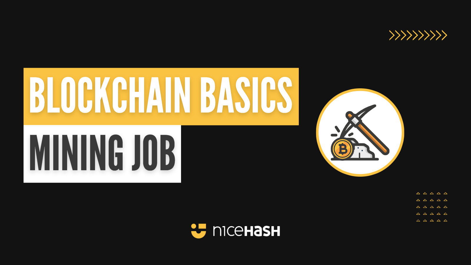 ブロックチェーンの基礎知識 - マイニングジョブ | NiceHash