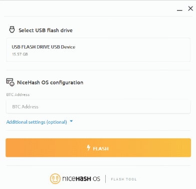 NiceHash Flash tool