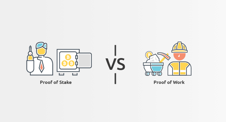 proof of work versus proof of stake