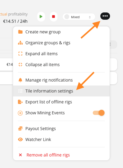 How to change worker settings NiceHash