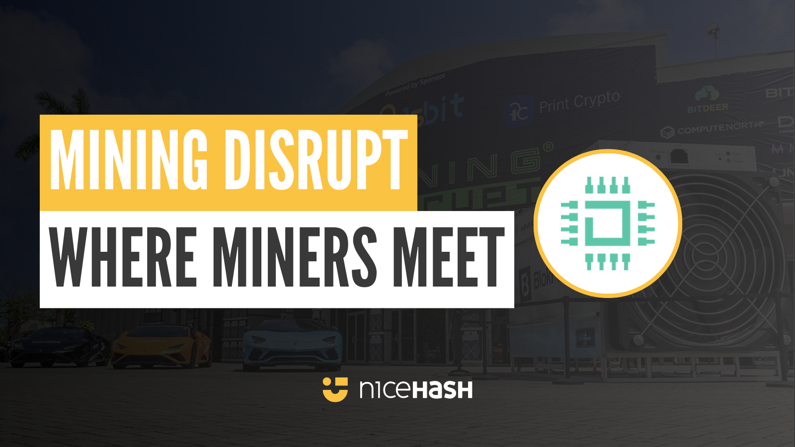 Os Destaques da NiceHash na Mining Disrupt Conference em Miami | NiceHash