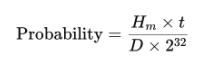 probability on EasyMining