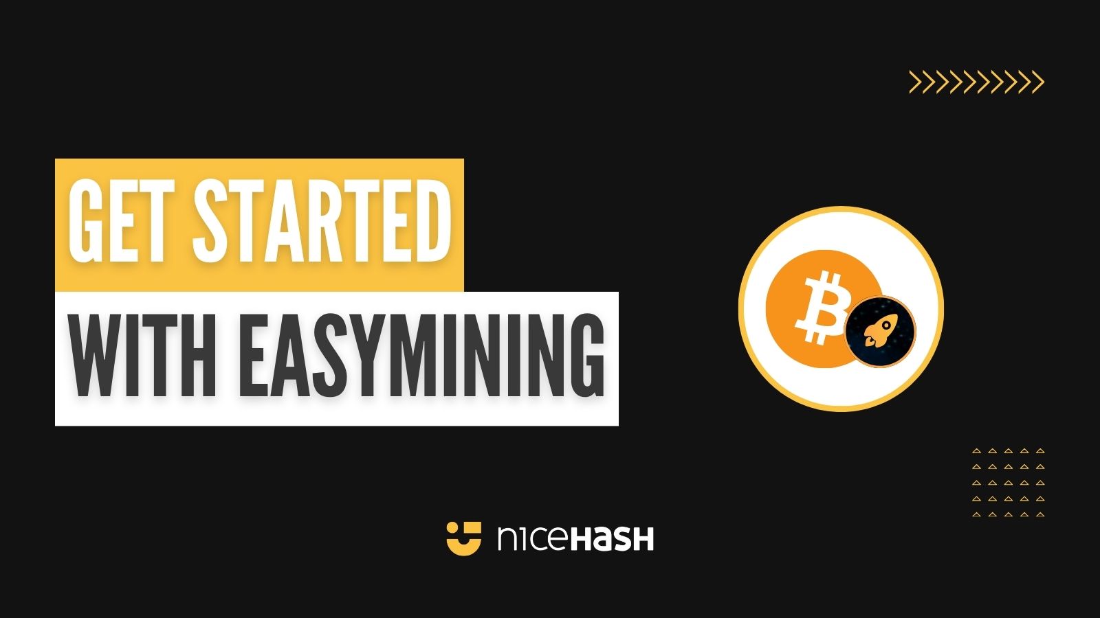 Start your crypto mining journey with EasyMining! NiceHash