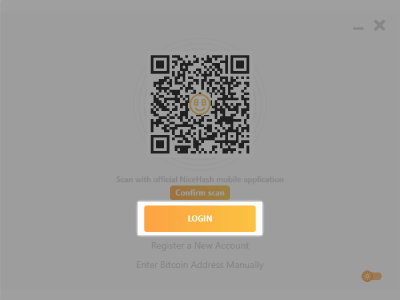 Не сканируется qr код nicehash