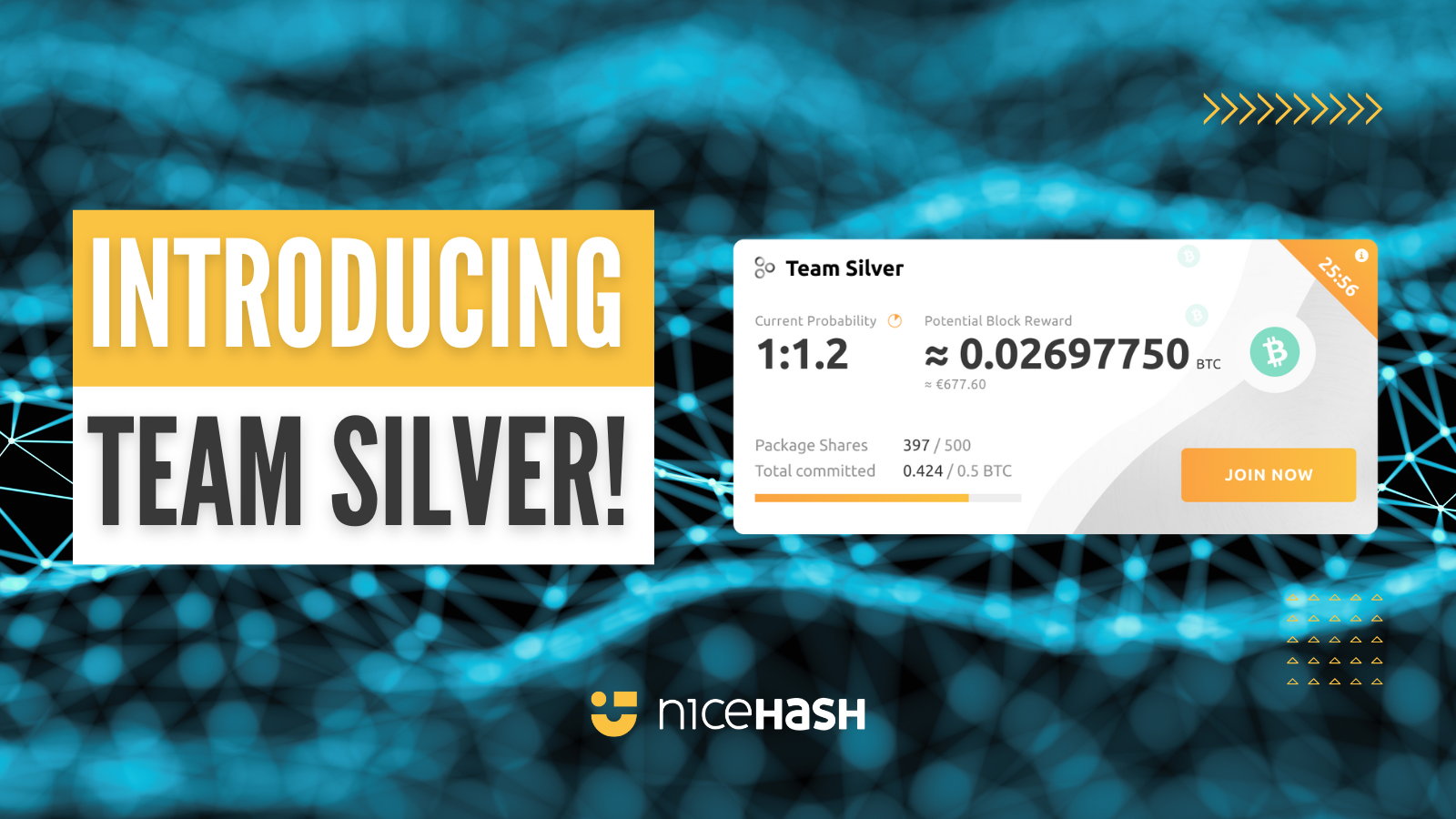 Das neue Team Silver ist jetzt auf EasyMining verfügbar! NiceHash