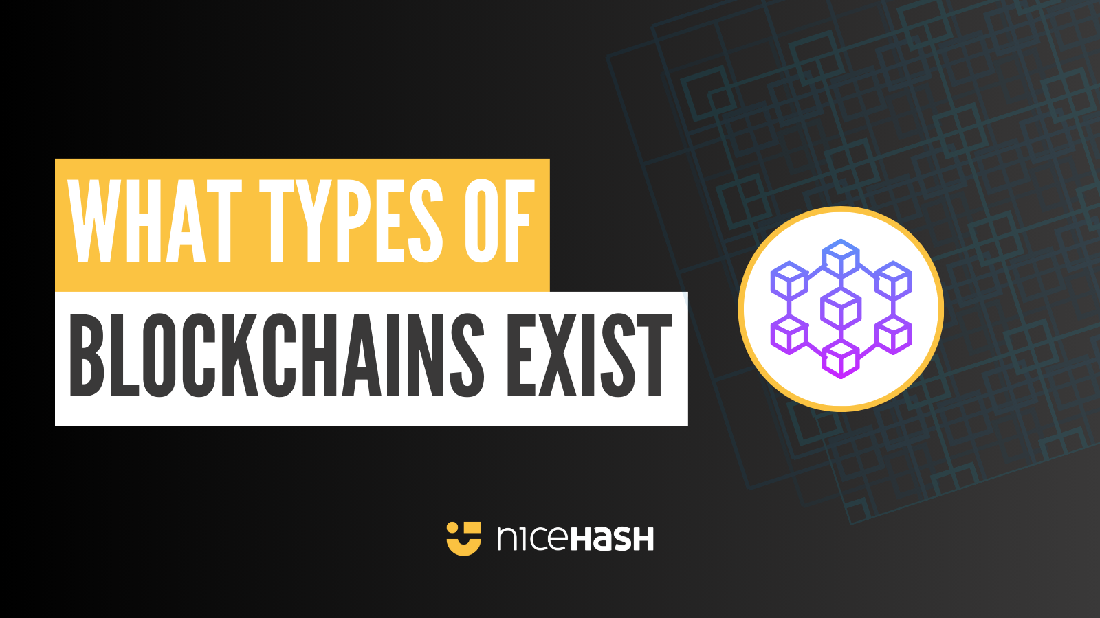 The 4 Different Types of Blockchain Technology Explained [2024] | NiceHash