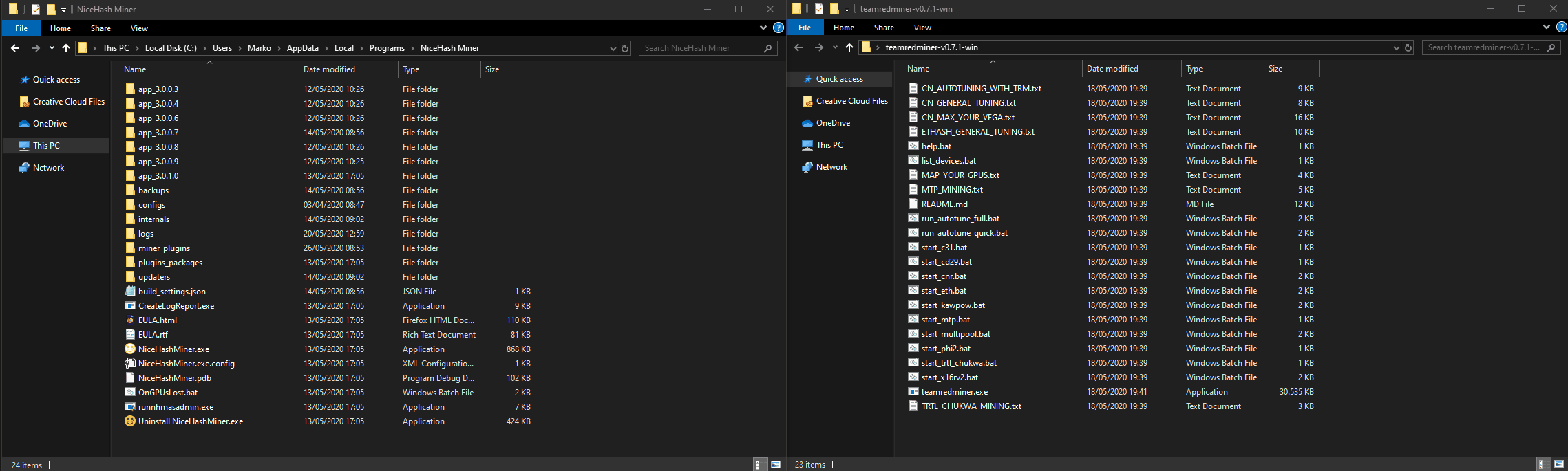 How to manually update miner (Plugin) in NiceHash Miner? NiceHash