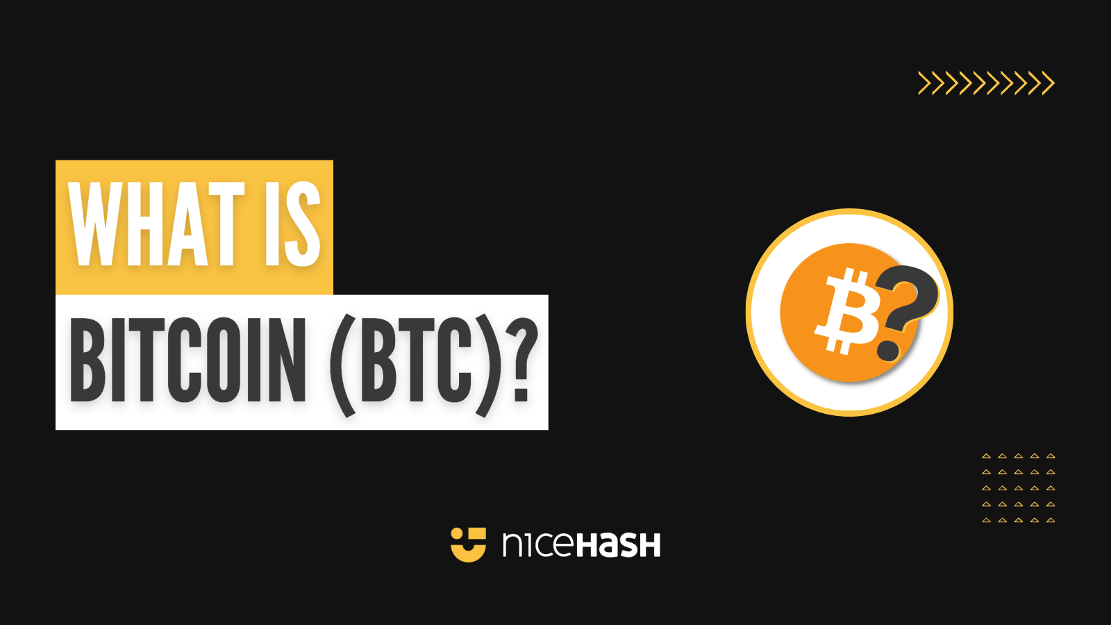 ¿Qué es Bitcoin? | NiceHash