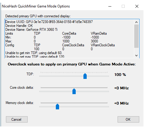 Nicehash miner discount gpu not detected