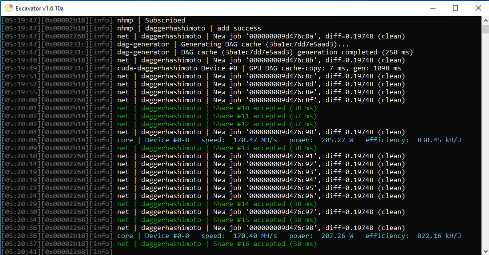 Secure crypto mining on servers NVIDIA A100 40GB NiceHash