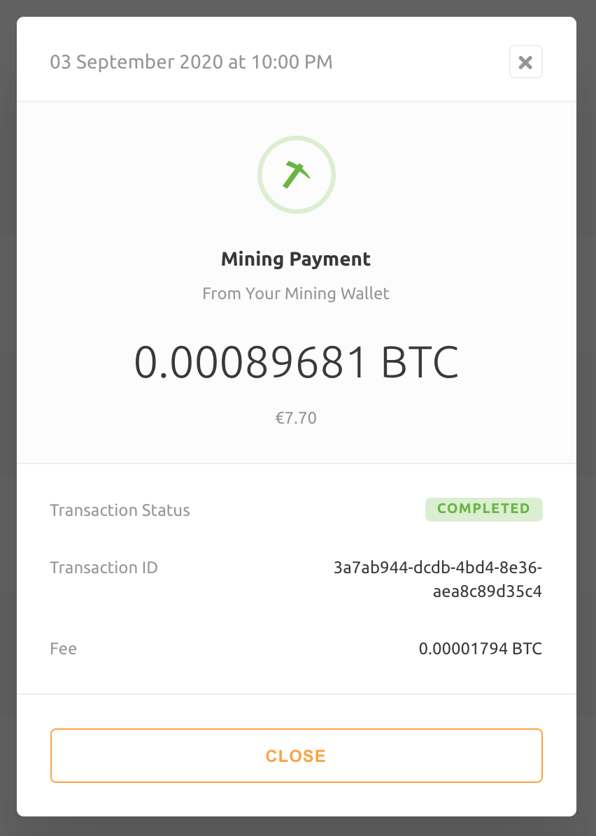 btc fee payment