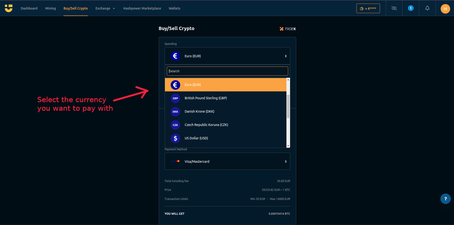 how to buy nicehash bitcoin-cash