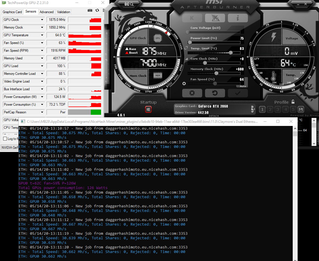 Gtx 1660 mining hashrate hot sale